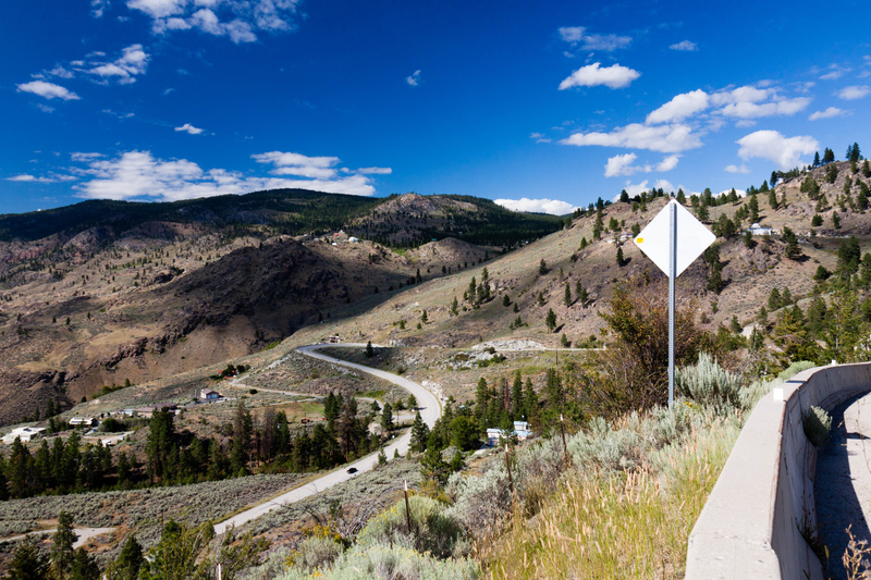 This section of BC-3 is reputed to be the longest continuous ascent of any numbered highway in Canada